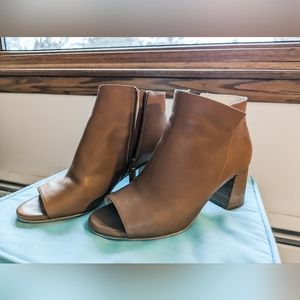 Cole Haan Peeptoe Booties
